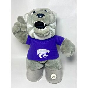 Kansas State University Applause Willie Wildcat Plush Mascot Fight Song 12" Gift